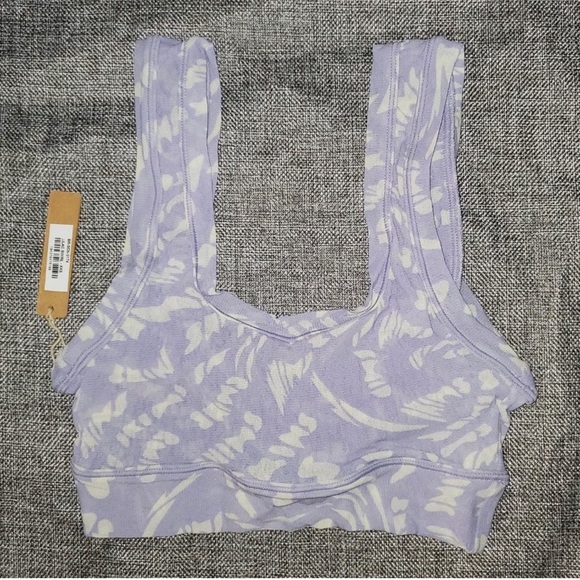 NWT SKIMS Lilac Swirl Summer Mesh Bralette Size XXS - Picture 3 of 4